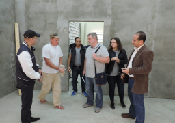 بالصور.. وفد روسي يتابع تقدم العمل في موقع محطة الضبعة النووي