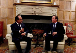 اليوم.. «كاميرون» يلتقى «هولاند» لبحث مكافحة الإرهاب والملف السوري