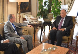 شكري يؤكد دعم مصر الكامل لجهود المبعوث الدولي الجديد إلى ليبيا