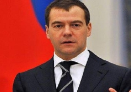 ميدفيديف: نشكر مصر على التنسيق السريع للعمل في مكان كارثة الطائرة