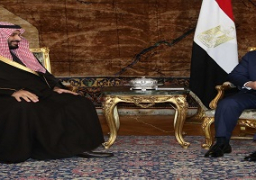 الرئيس السيسى يلتقى بولى ولى عهد السعودية ويشيد بالمواقف الرياض تجاه مصر