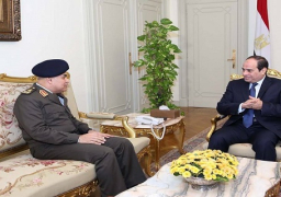 الرئيس السيسي يجتمع بوزير الدفاع والانتاج الحربي لاستعراض آخر المستجدات على الصعيدين الأمني والعسكري