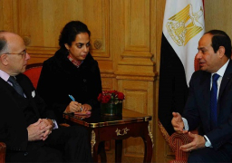 الرئيس السيسي يستقبل وزير الداخلية الفرنسي بباريس لتعزيز التعاون بمكافحة الارهاب