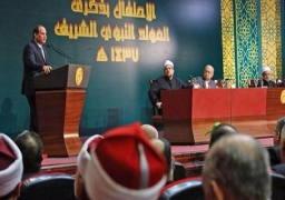 فى ذكرى المولد النبوى .. السيسى يؤكد ضرورة استمرار جهود تصويب الخطاب الدينى