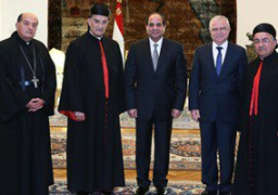 الرئيس عبد الفتاح السيسى يؤكد للبطريرك المارونى حرص مصر على أمن واستقرار لبنان