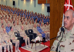 بالصور.. صبحي لطلبة البحرية والدفاع الجوي: مهمتنا الرئيسية الدفاع عن الوطن برا وبحرا وجوا ضد كافة المخاطر
