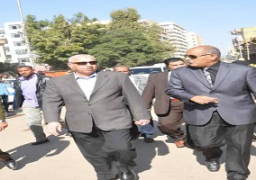 جولة ميدانية لمحافظ اسوان استعداداً لاحتفالات الكريسماس والعيد القومي