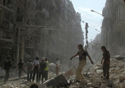 مصرع 5 أشخاص بقذائف صاروخية أطلقها مسلحون على الأحياء السكنية بريف حلب