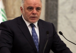 حيدرالعبادى : العراق لا يحتاج قوات برية أجنبية لمحاربة داعش