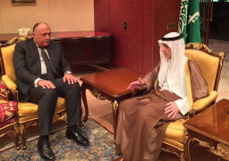 شكري ونظيره السعودي يبحثان العلاقات الثنائية والأوضاع في ليبيا وسوريا واليمن