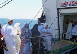 مغادرة 235 معتمرا لميناء نويبع