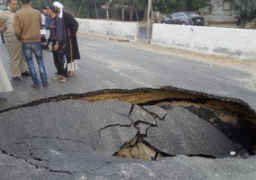 الداخلية: هبوط أرضى بمسافة 50 مترا بـ”مصر-الإسكندرية” الصحراوى