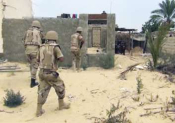 إستكمالاً لمراحل العملية الشاملة ” حق الشهيد” الجيش يعلن مقتل 26 تكفيرياً وتدمير مخزنين للمواد المتفجرة بالعريش والشيخ زويد