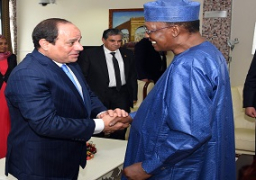 الرئيس السيسي يجري مباحثات مع رئيس تشاد ورئيسة موريشيوس في أديس أبابا