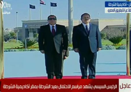 بالفيديو الرئيس السيسي يضع إكليل الزهور على النصب التذكاري لشهداء الشرطة