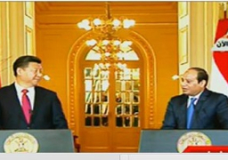 السيسي يؤكد حرص مصر والصين على الارتقاء بالعلاقات الثنائية لمستوي الشراكة الاستراتيجية