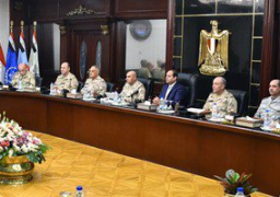 الرئيس عبد الفتاح السيسى يترأس اجتماعا لمجلس الدفاع الوطنى