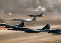 الطائرات تقصف معسكرات للحرس الجمهورى شمال صنعاء