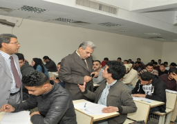 بالصور .. “نصار” يتفقد سير امتحانات الفصل الدراسي بعدد من الكليات