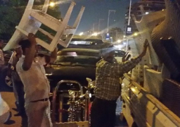 حملة بمدينة نصر ضد الكافيهات ومعارض السيارات المخالفة