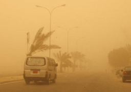 شمال سيناء تتعرض لموجه من الرياح والعواصف الرملية