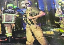 صورة ابن حاكم دبي في مكان حريق “الفندق” تشعل مواقع التواصل الاجتماعى