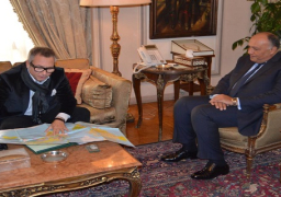 وزير الخارجية يستقبل المغامر المصري شريف لطفي