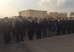 وزير الداخلية يتقدم مشيعي جنازة عقيد ومجند بمرور الجيزة استهدفهما مجهولون