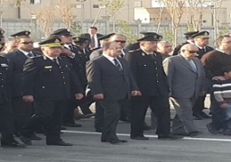 وزيرالداخلية يتقدم جنازة الشهيد المقدم تامر العشماوي من قوة أمن شمال سيناء