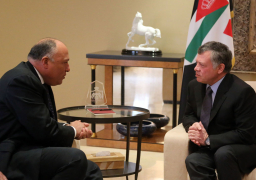 وزير الخارجية ينقل رسالة من الرئيس “السيسي” إلى العاهل الأردني
