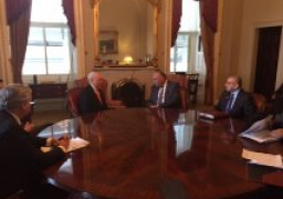 شكري يواصل لقاءاته مع أعضاء الكونجرس في اليوم الأخير لزيارته لواشنطن