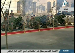 السيسي يصل مقر البرلمان..و21 طلقة للمدفعية ترحيبا بالرئيس