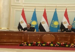 كلمة السيسى فى المؤتمر الصحفى المشترك مع رئيس جمهورية كازاخستان