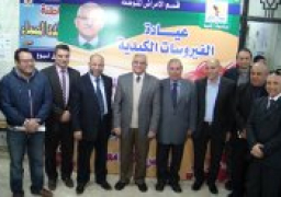 بالصور ..افتتاح تطوير بنك الدم وعيادة الفيروسات بالمستشفيات الجامعية بالمنيا