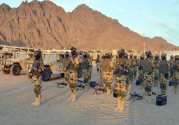 الجيش الثالث الميدانى يؤمن مؤتمر التجارة الأفريقى بشرم الشيخ