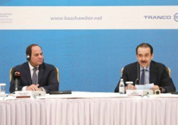 رئيس وزراء كازاخستان بعد لقاء السيسي: مصر قريبة من قلوبنا جميعا