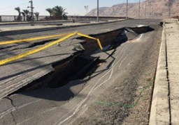 .انهيار كوبرى الجامعة الجديد بسوهاج بعد تشغيله بـ7 أشهر