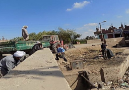 بالصور… إنشاء 8 منافذ للسلع الغذائية ورفع 586 طن مخلفات قمامة بأبنوب