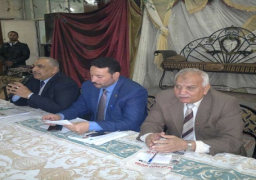 بالصور..اجتماع طاريء لمعلمي بني سويف بحضور وكيل لجنة التعليم بمجلس النواب