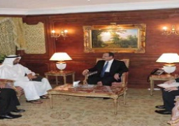 .. اللواء مجدى عبد الغفار وزير الداخلية يلتقى محمد الجروان رئيس البرلمان العربى