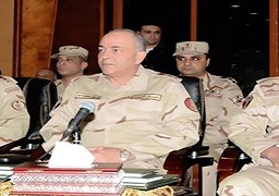 محمود حجازى يشهد المشروع التدريبى ( جاسر – 110 ) لقوات الدفاع الجوي