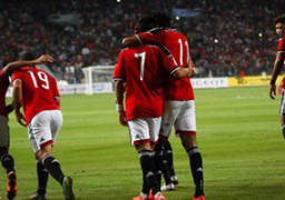 مصر تتقدم على بوركينا بهدف نظيف فى الشوط الأول