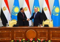 البيان المشترك للرئيس نور سلطان نزارباييف رئيس جمهورية كازاخستان والرئيس عبد الفتاح السيسي رئيس جمهورية مصر العربية