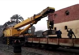 “النقل”: خروج 49 مصابا من 70 بحادث قطار بنى سويف