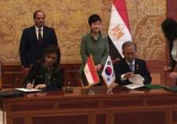 الرئيس السيسي ونظيرته الكورية يشهدان التوقيع على 9 اتفاقيات ومذكرات تفاهم