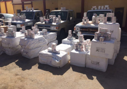 بالصور … قوات حرس الحدود تواصل جهودها فى حماية حدود البلاد و تنجح فى ضبط كمية كبيرة من المواد المخدرة