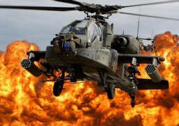 الأباتشى تقصف مواقع للقاعدة في الحوطة باليمن