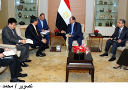 الرئيس السيسي يعقد لقاءات مكثفة مع رؤساء عدد من كبريات الشركات الكورية