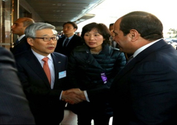 الرئيس السيسي يلتقي عددا من رؤساء الشركات الكورية