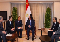 السيسى: مصر تشهد ثورة اقتصادية ونتطلع لشراكة حقيقية مع اليابان